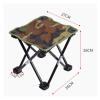 Nuojie Camping Folding Chair Folding Stool Camping Hiking Beach Portable Fishing Chair Camouflage Light Leisure Fishing Tool (Color : Army Green) view 2