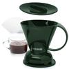Clever Coffee Dripper and Filters, Large 18 oz| Barista's Choice| Safe BPA Free Plastic|Includes 100 Filters (Dark Green) view 1