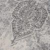 HomeRoots Grey 100% Polypropylene 4 x 6 Gray Distressed Medallion Area Rug view 3