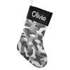 CUXWEOT Personalized Camo Christmas Stockings Customize with Name for for Family Kids Pet Holiday Decorations Gift 17.52 x 7.87 Inch view 1