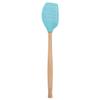 Hemoton Small Scraper,Non Stick Grill Scrapper, Dough Spatula Blender,Flexible Scrapers Baking Mixing Tool,Multi-Functional Wooden Handle Silicone Spatula for Baking Cooking and BBQ view 1