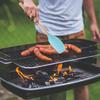 Hemoton Small Scraper,Non Stick Grill Scrapper, Dough Spatula Blender,Flexible Scrapers Baking Mixing Tool,Multi-Functional Wooden Handle Silicone Spatula for Baking Cooking and BBQ view 2
