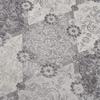 HomeRoots Grey 100% Polypropylene 5 x 8 Gray Distressed Trellis Pattern Area Rug view 3