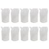 Cabilock 50pcs Stand-up Straw Pouch Food-grade Liquid Storage Bag for Drinks Reusable and Leak for Parties Picnics and Beach Outings view 1