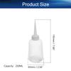 Auniwaig Plastic Wash Bottle,250mlSqueeze Bottle,Plant Flower Succulent Watering Bottle for Glue, Glaze,Paint White 6PCS view 2