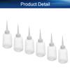 Auniwaig Plastic Wash Bottle,250mlSqueeze Bottle,Plant Flower Succulent Watering Bottle for Glue, Glaze,Paint White 6PCS view 4
