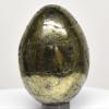 52mm 175g Golden Chalcopyrite w/Pyrite Egg Polished Natural Sparkling Gemstone Crystal Mineral Specimen - Peru + Stand view 4