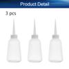 Auniwaig Plastic Wash Bottle,250mlSqueeze Bottle,Plant Flower Succulent Watering Bottle for Glue, Glaze,Paint White 3PCS view 4