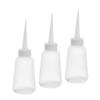 Auniwaig Plastic Wash Bottle,150mlSqueeze Bottle,Plant Flower Succulent Watering Bottle for Glue, Glaze,Paint White 3PCS view 1