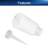 Auniwaig Plastic Wash Bottle,150mlSqueeze Bottle,Plant Flower Succulent Watering Bottle for Glue, Glaze,Paint White 3PCS view 3