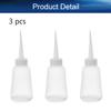 Auniwaig Plastic Wash Bottle,150mlSqueeze Bottle,Plant Flower Succulent Watering Bottle for Glue, Glaze,Paint White 3PCS view 4