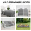Easy-Going 100% Waterproof Dog Bed Cover Reversible Leak Proof Couch Cover Washable Sofa Cover Furniture Protector Blanket for Pets Kids Children Dog Cat (96x90 Inch, Gray/Light Gray) view 4