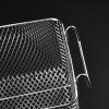 Deep fry basket Commercial Electric Fryer Frying Basket Black Handle Square French Fries Basket Stainless Steel Multifunctional Fried Food Basket Frying Basket view 3