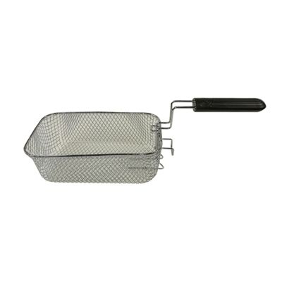 Deep fry basket Commercial Rear-mounted Fry Basket Electric Fryer Special French Fries Basket Stainless Steel Frying Filter with Detachable Handle Frying Basket