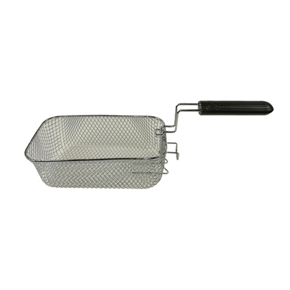 Deep fry basket Commercial Rear-mounted Fry Basket Electric Fryer Special French Fries Basket Stainless Steel Frying Filter with Detachable Handle Frying Basket