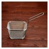 Deep fry basket Best Utensils Chips Fry Baskets Stainless Steel Mini Fryer Basket for Fried Food Multi-functional Kitchen Utensil Cooking Frying Basket view 1