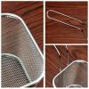 Deep fry basket Best Utensils Chips Fry Baskets Stainless Steel Mini Fryer Basket for Fried Food Multi-functional Kitchen Utensil Cooking Frying Basket view 3