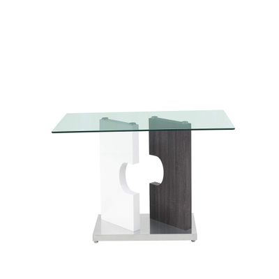 Global Furniture USA Dining Table, Grey-White