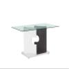 Global Furniture USA Dining Table, Grey-White view 4