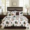C&F Home Noland Pines 3 Piece Full/Queen Quilt Set Brown Forest Animals Print Lodge Cabin Outdoors Rustic 100% Cotton Lightweight Machine Washable Reversible Bedspread Coverlet Full/Queen 3 Piece Set view 2