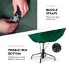 ZOBER Upright Christmas Tree Storage Bag With Drawstring Hem- Fits 7.5 Ft Trees - Oxford Waterproof Fabric Christmas Tree Bag For Storage Box For Xmas - Strong, Durable Straps & Handles - Green view 4