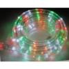 Outdoor/Indoor 18 ft. 120-Volt Line Voltage Red White & Green Integrated LED Rope Light Flexible Lights w/Remote view 1