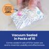 Wallaby 300cc Oxygen Absorbers - 100 Count (10x Packs of 10) with Indicator - for Long Term Food Storage, Mylar Bags, Canning, Harvest Right Freeze Dryer, Dehydrated, & Preserved Foods - FDA Food Safe view 3