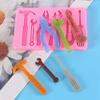 3D Hardware Spanner Saw Ladder Silicone Mold Household Hammer Wrench Fondant Molds Household Cake Decorating Baking Tools Candy Chocolate Gumpaste view 1