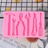 3D Hardware Spanner Saw Ladder Silicone Mold Household Hammer Wrench Fondant Molds Household Cake Decorating Baking Tools Candy Chocolate Gumpaste view 2