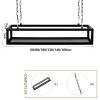 Ceiling-Type Kitchen Storage Shelving Flower Stand Wine Shelf - With Iron Chain Article And Bottom Floating Racking Display Shelves for Balcony Living Room - (60/80/120/1402515cm) - Pot Pan Rack view 2