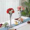 10pcs Tabletop Metal Wedding Flower Trumpet Vase Wedding Centerpiece Flower Vase for Wedding Event Decoration Living Decor Party Decor (Silver, 10L) view 2