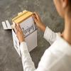 NEAT SECRETS Recipe Box With Cards and Dividers, White Metal Body, Wooden Lid with Phone Holder and Recipe Card Holder, Includes Set Of 150 4x6 Recipe Cards and 15 Recipe Card Dividers view 2