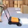 26" Hand-Push Sweeping Sweeper, Garden Sweeping Sweeper 15L Industrial Manual Push Sweeper Foldable Walk-Behind Floor Sweeping Machine for Garden Warehouse Road School Hotel view 2
