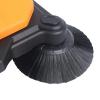 26" Hand-Push Sweeping Sweeper, Garden Sweeping Sweeper 15L Industrial Manual Push Sweeper Foldable Walk-Behind Floor Sweeping Machine for Garden Warehouse Road School Hotel view 4