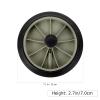 Happyyami Garbage Container Wheels 2Pcs Trash Can Garbage Can Rubber Replacement Wheel Can Pulley Outdoor Trash Can Wheels Tools Accessories Waste Container Wheels view 2