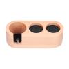 58mm/2.3in Coffee Tamper Stand Wood Material Three-Hole Design,Espresso Tamper Stand with Anti-Slip Rubber Base Pad Coffee Tamper Base for Home Cafe view 1