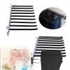 18.11x12.83in 9 Arms Pull Out Trouser Hanger Rack Pants Hanger Pull Out Trouser Rack Clothes Organizers for Bedroom Closet Storage Cabinet, Black Single Row, Right Side view 4
