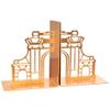 HFFTQ Office Bookends,Chinese Creative Desks Book Ends,Metal Bookends for Shelves,Modern Home Furnishings Bookends Bracket view 1