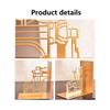 HFFTQ Office Bookends,Chinese Creative Desks Book Ends,Metal Bookends for Shelves,Modern Home Furnishings Bookends Bracket view 3