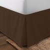 Utopia Bedding Queen Bed Skirt - Soft Quadruple Pleated Ruffle - Easy Fit with 16 Inch Tailored Drop - Hotel Quality, Shrinkage and Fade Resistant (Queen, Brown) view 1