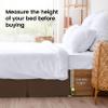 Utopia Bedding Queen Bed Skirt - Soft Quadruple Pleated Ruffle - Easy Fit with 16 Inch Tailored Drop - Hotel Quality, Shrinkage and Fade Resistant (Queen, Brown) view 4