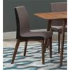 Allora Upholstered Dining Side Chair in Dark Gray (Set of 2) view 1
