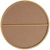 Allora 21" Round Mid Century Mirror, Metal Frame with Clear Beveled Edge, Brass Finish, MDF Backing, Vertical/Horizontal Mount, Ideal for Entryway, Bedroom, Bathroom, Living Room Decor view 4