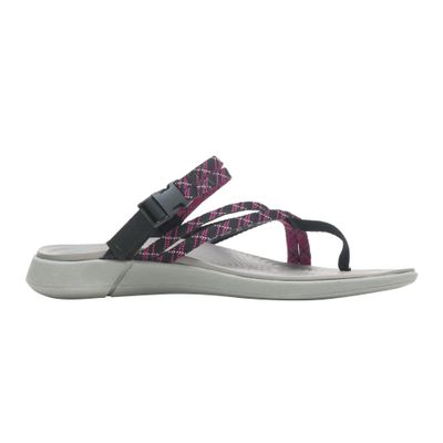 Hush Puppies Women's Good Toepost Sandal, Black, 7 US