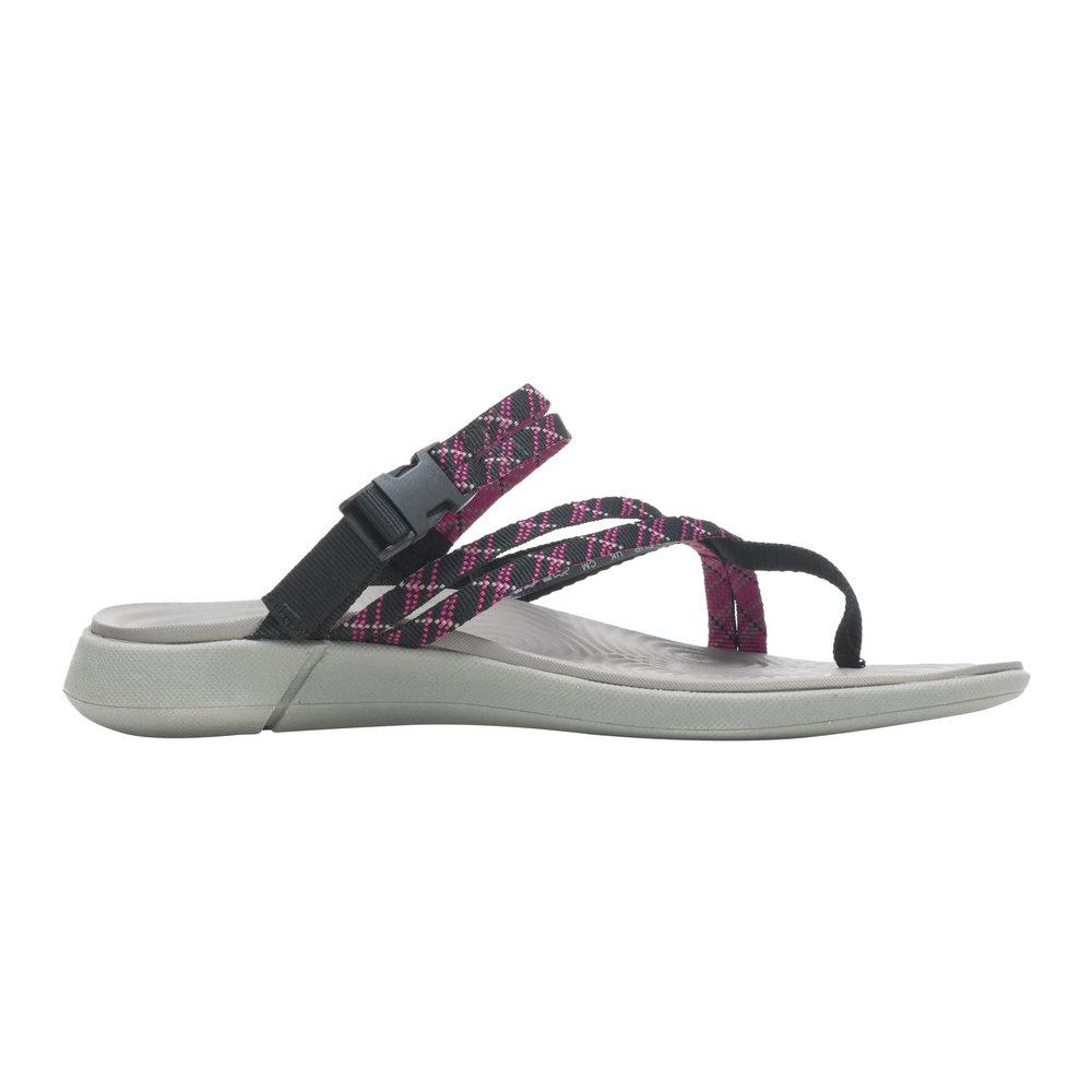 Hush Puppies Women's Good Toepost Sandal, Black, 7 US