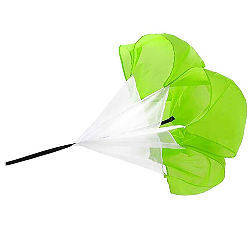 Resistance Parachute Running Parachute, Speed Resistance Training Parachute Equipment,with Adjustable Strap Sprint Training Chute, for Kids/Adults(Color:Green)