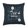 56th Birthday Science Square Root Math 56 Year Old Bday Nerd Throw Pillow view 1