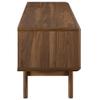 Allora Modern Wood TV Stand for TVs up to 48" in Walnut/White view 4