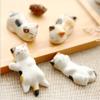 ASDNN Ceramic Cat Chopstick Holder, Creative Decoration Cartoon Tableware Holder 6-Pack, Lucky Cat Knife and Fork Dining Table Restaurant Kitchen view 2