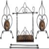 ART AND CRAFT INDIA Wooden & Wrought Iron Jhulla for Lord Krishna | Jhulla for God Ideal | Jhulla for Goddess | Wooden Radha Krishna Ji Wrought Iron Frame God Jhula or Swing for Mandir and Home Temple view 3